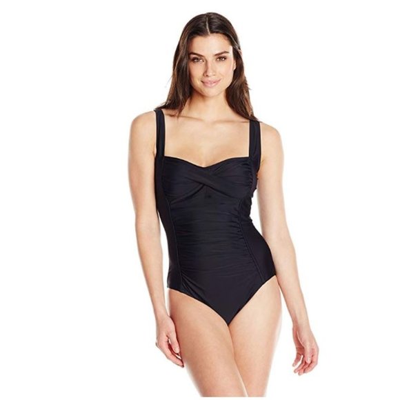 Amazon Brand - Coastal Blue Women's One Piece Swim - Picture 1 of 3